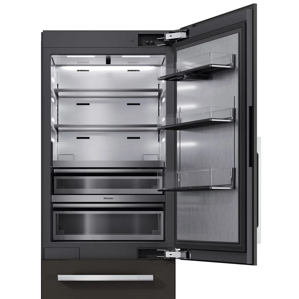 Miele Mastercool Series 30 In. 16.5 Cu. Ft. Built-in Smart Counter Depth Bottom Freezer Refrigerator With Internal Water Dispenser - Custom Panel Ready