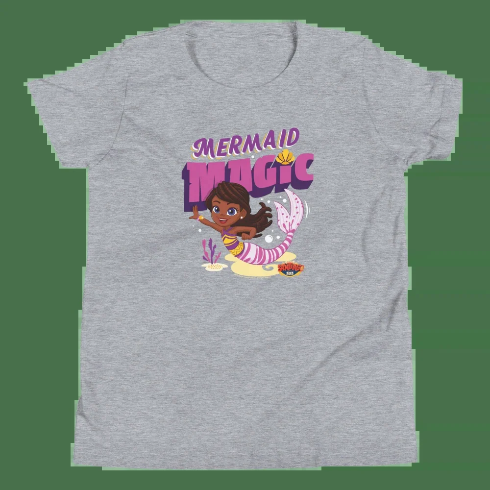 Santiago Of The Seas Mermaid Magic Youth T-shirt - Athletic Heather