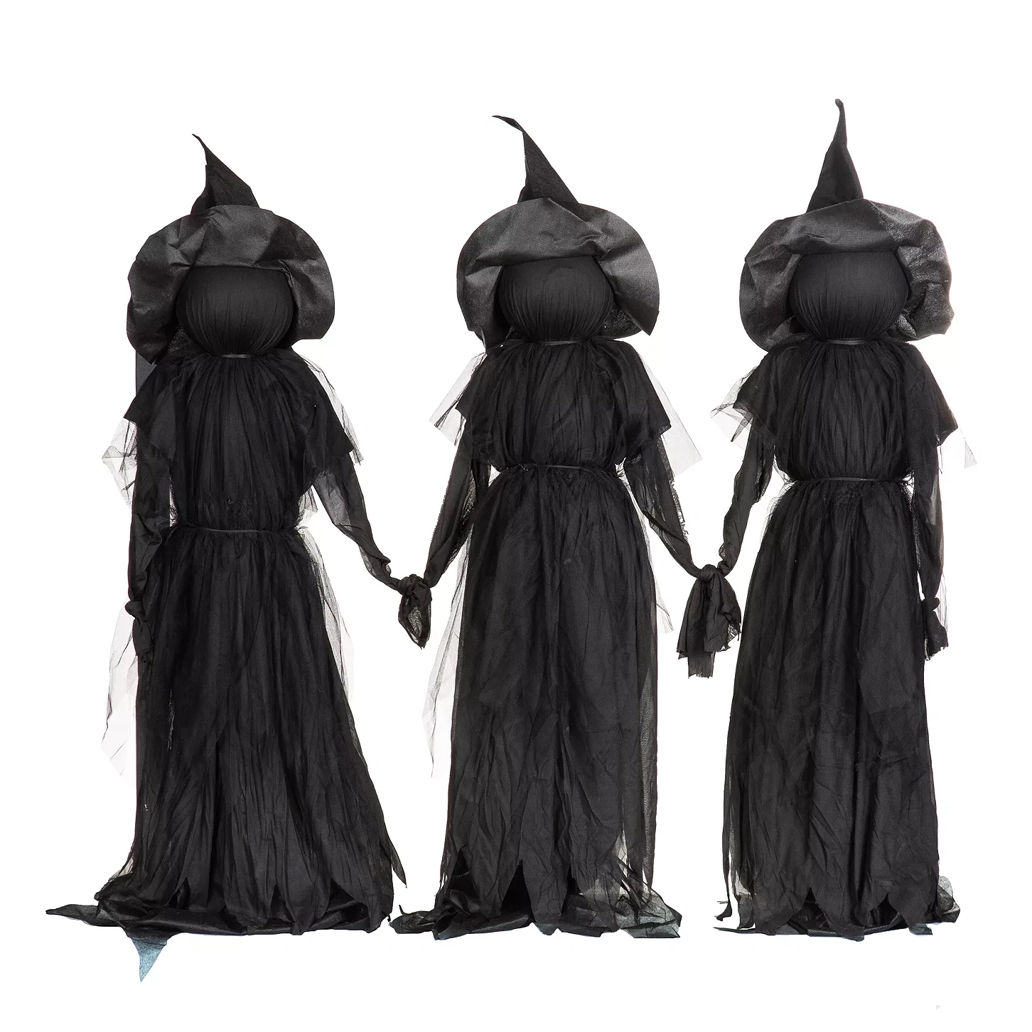 Evergreen Enterprises 3-piece Lighted Halloween Witch Stakes Set