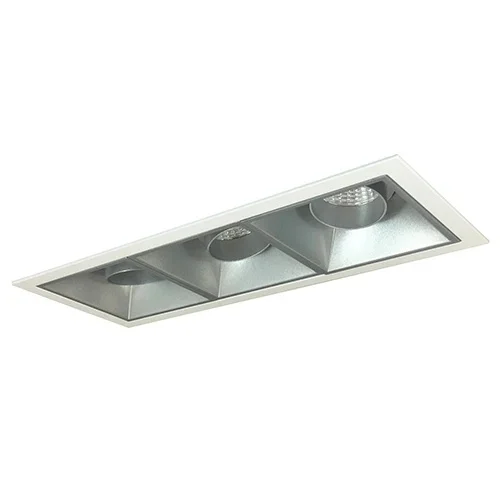 Nora Nmiot-13-aaa Iolite Mls Flanged Three Head Adjustable Snoot Trim - 2700k/black/black