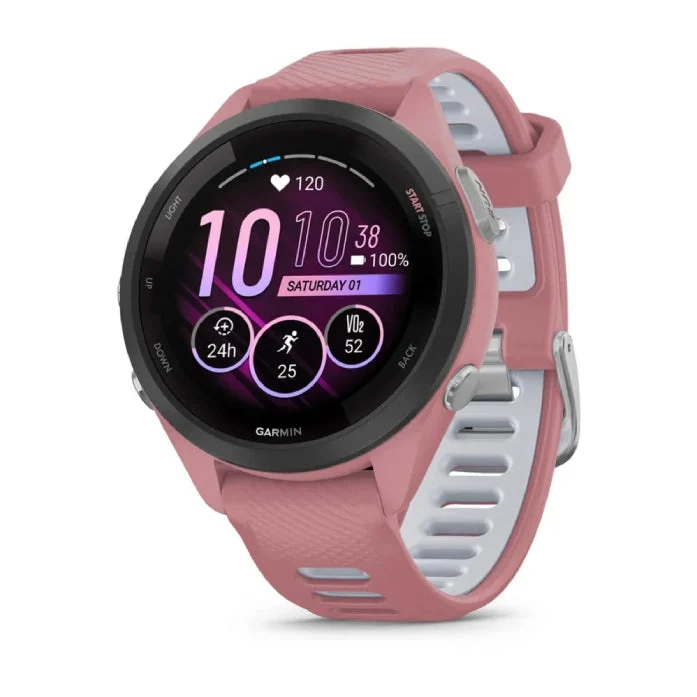 Forerunner 265s Light Pink Whitestone Gps Running Watch