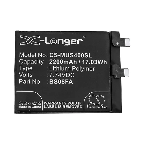 Cameron Sino Cs Mus400sl 2200mah Battery For Xiaomi Black Shark 4
