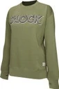 Glock Ap96261 Crewneck Raglan Fleece Olive Cotton/polyester Long Sleeve Medium