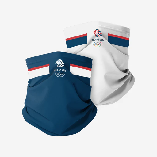 Team Gb 2 Pack Stripe Snood Scarf