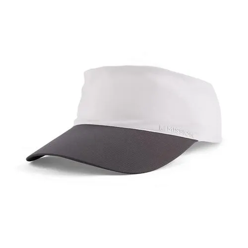 Mission Cooling Visor - White & Black