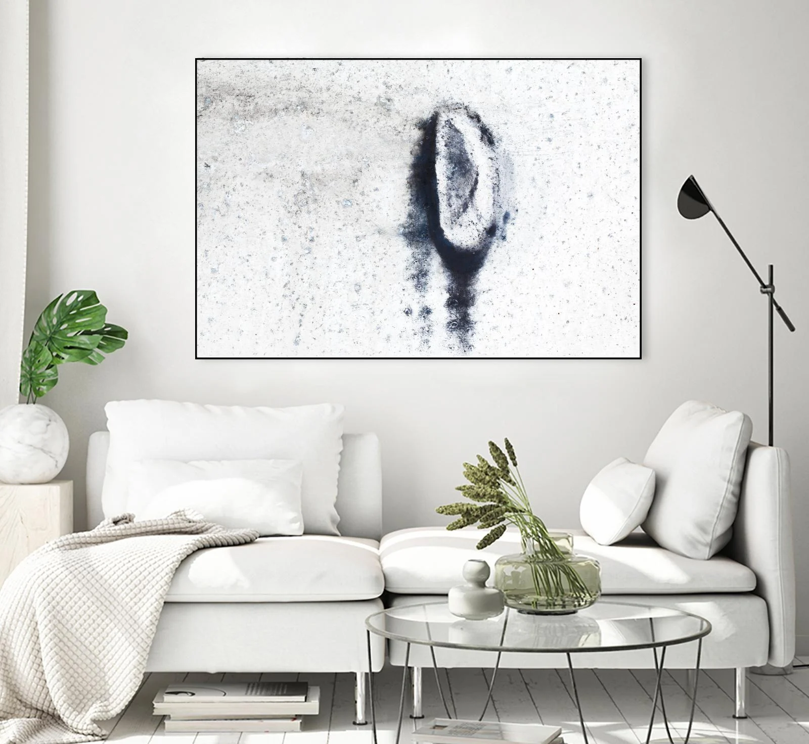 Abstract 1 - Canvas Framed/36 X 24 Inches