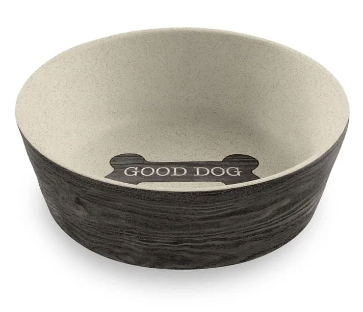 Blackened Wood Bone Bowl - 3 Cup