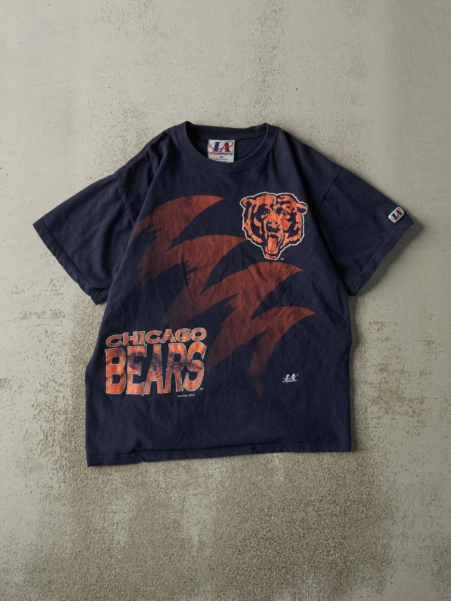 Vintage 94' Navy Blue Chicago Bears Tee (m/l)
