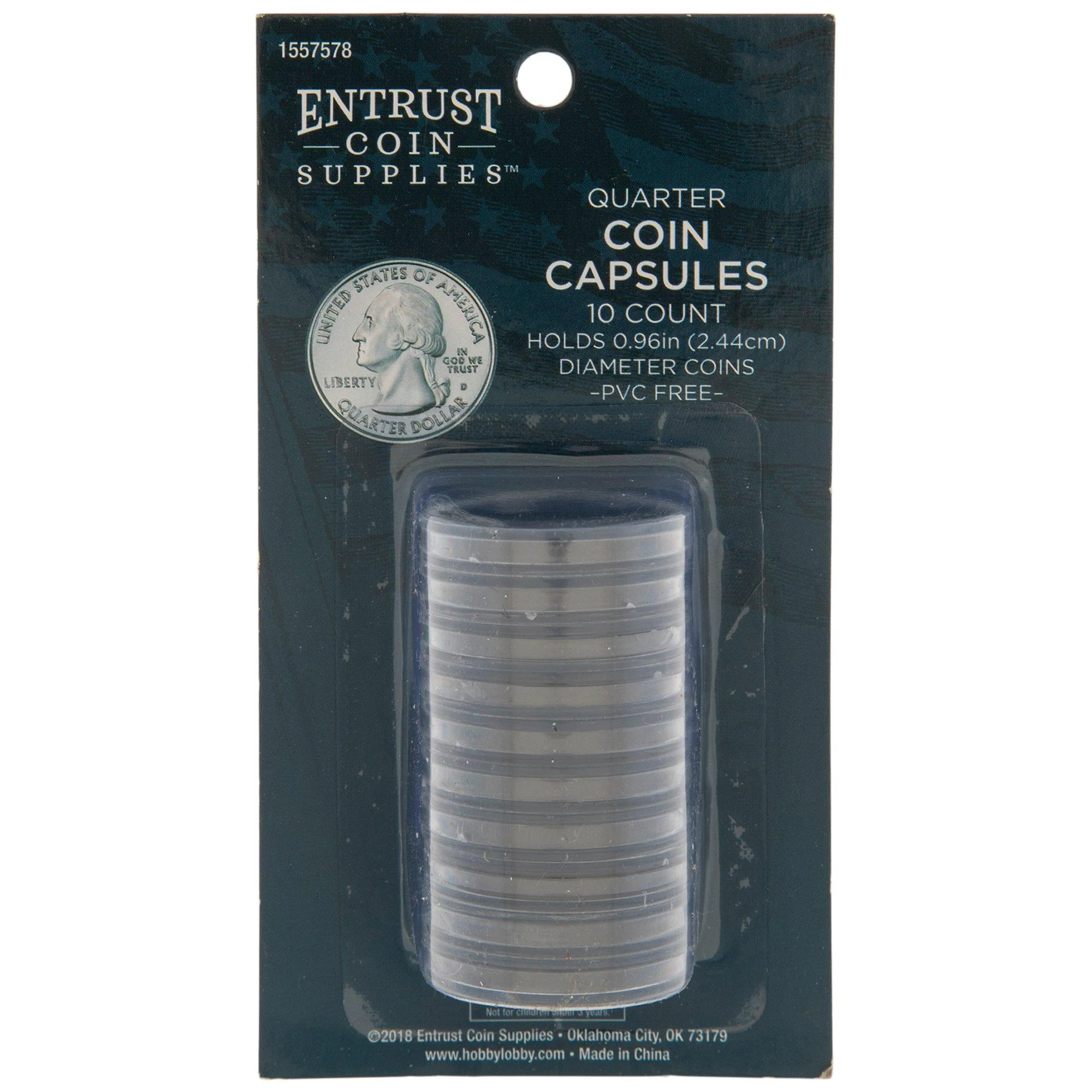 Quarter Coin Capsules