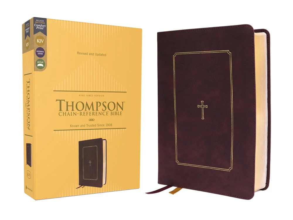 Kjv, Thompson Chain-reference Bible, Red Letter, Comfort Print - Genuine Leather/brown/no