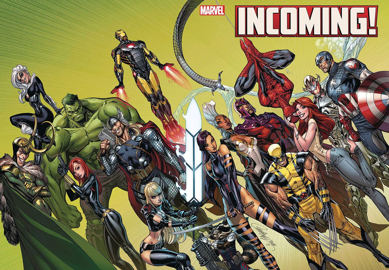 Incoming #1 Incentive 1:500 Women Of Marvel Gem J. Scott Campbell