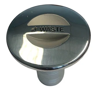 Sea-dog Stainless Steel Key Free Hose Deck Fill Fits 1-1/2" Hose - Waste | 351383-1