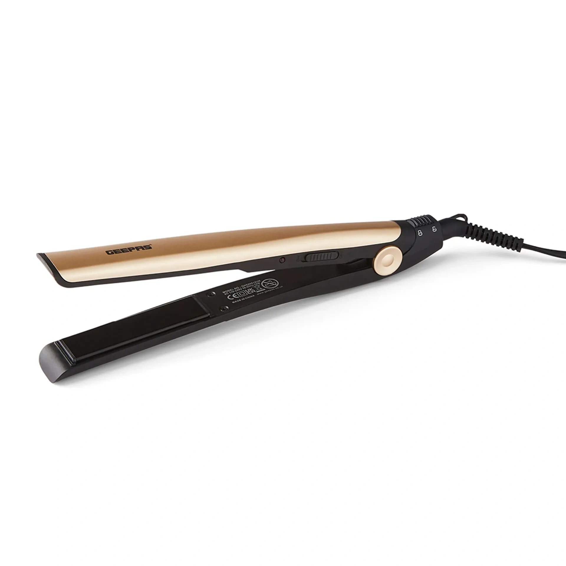 Ceramic Hair Straighteners With Adjustable Temperature And Swivel Cord