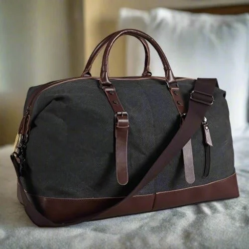 Workhorse Personalized Weekender Bag - Black/charcoal