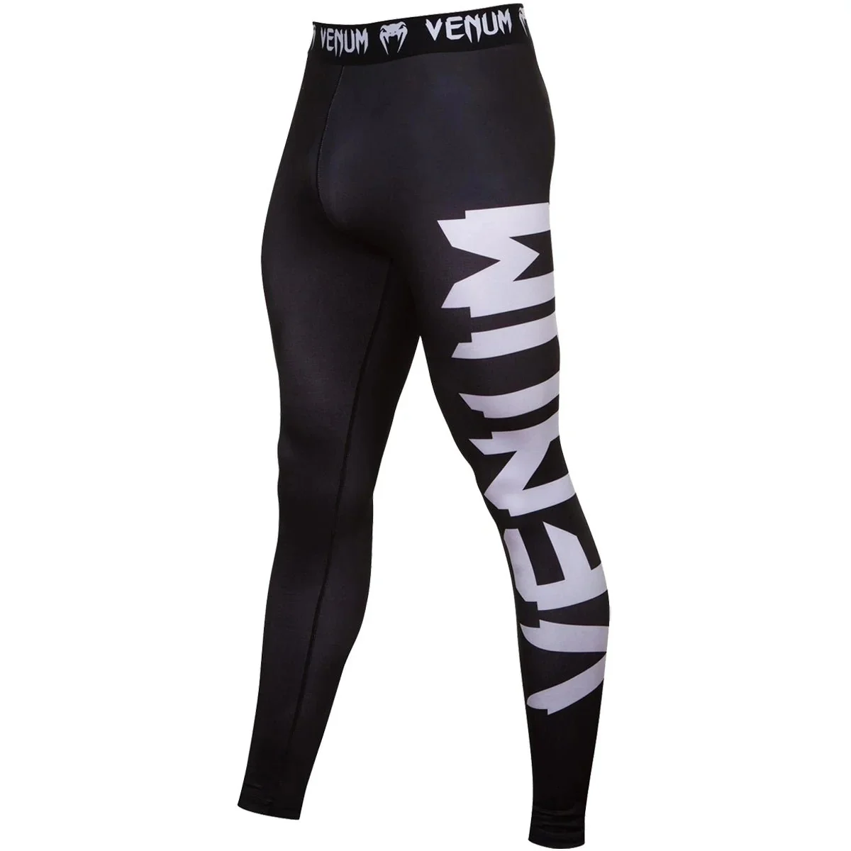 Venum Giant Spandex 4-way Construction Grappling Spats - Black/white