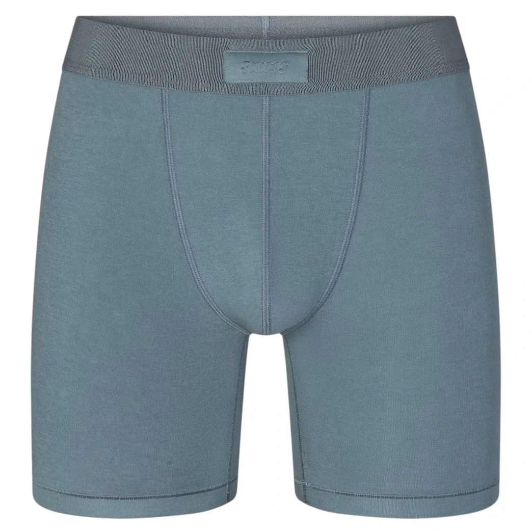 Skims Men's 5" Cotton Boxer Brief Kyanite - L