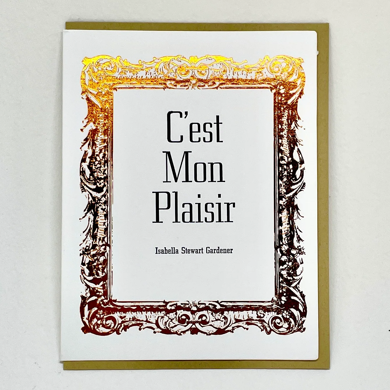Isabella Stewart Gardener - C'est Mon Plaisir