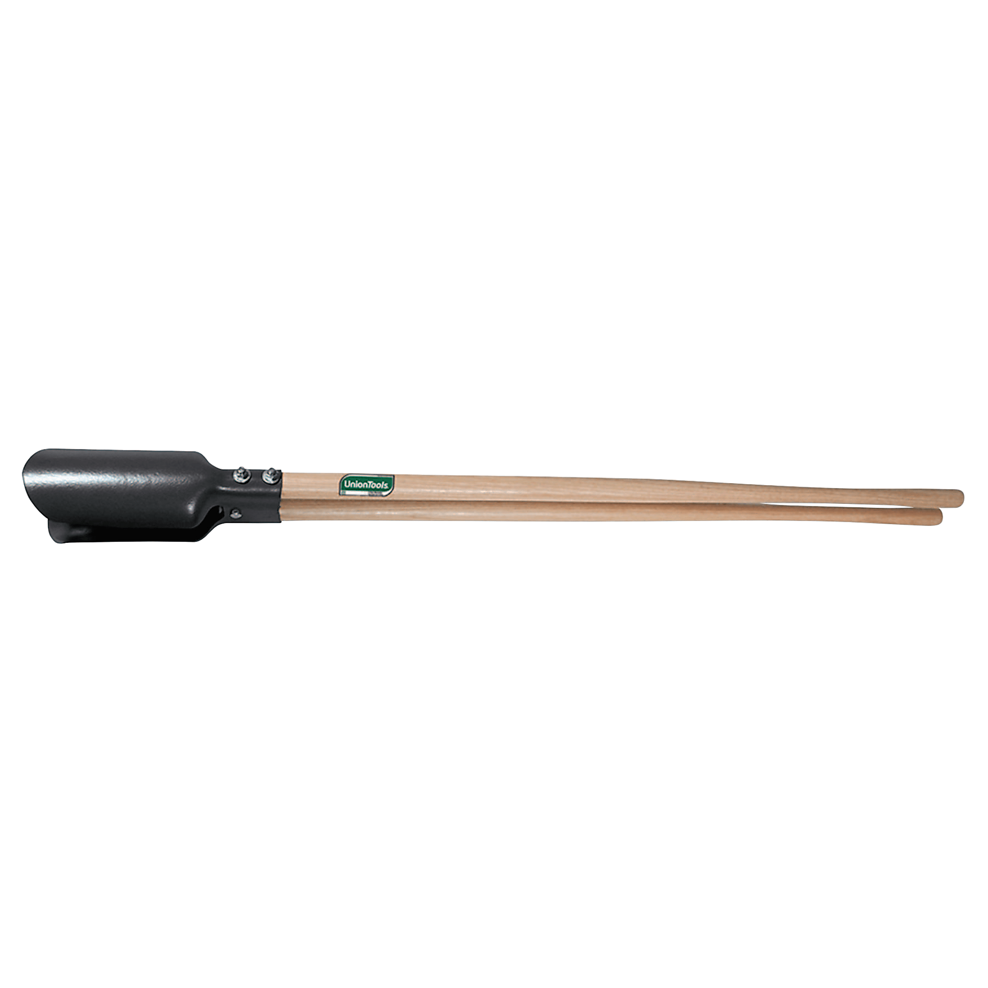 Union Tools Atlas Post Hole Digger With Straight Wood Handles, 5 1/2" Point Spread
