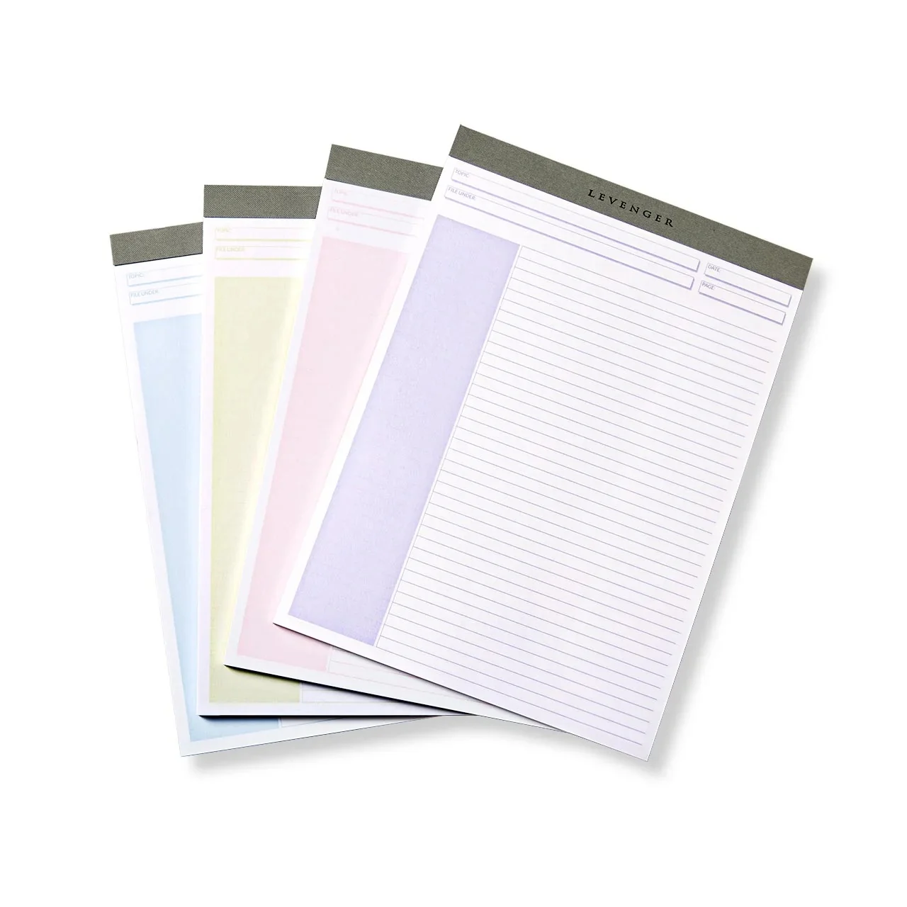 Freeleaf Soft Color Annotation Ruled Pads (set Of 4) - Letter