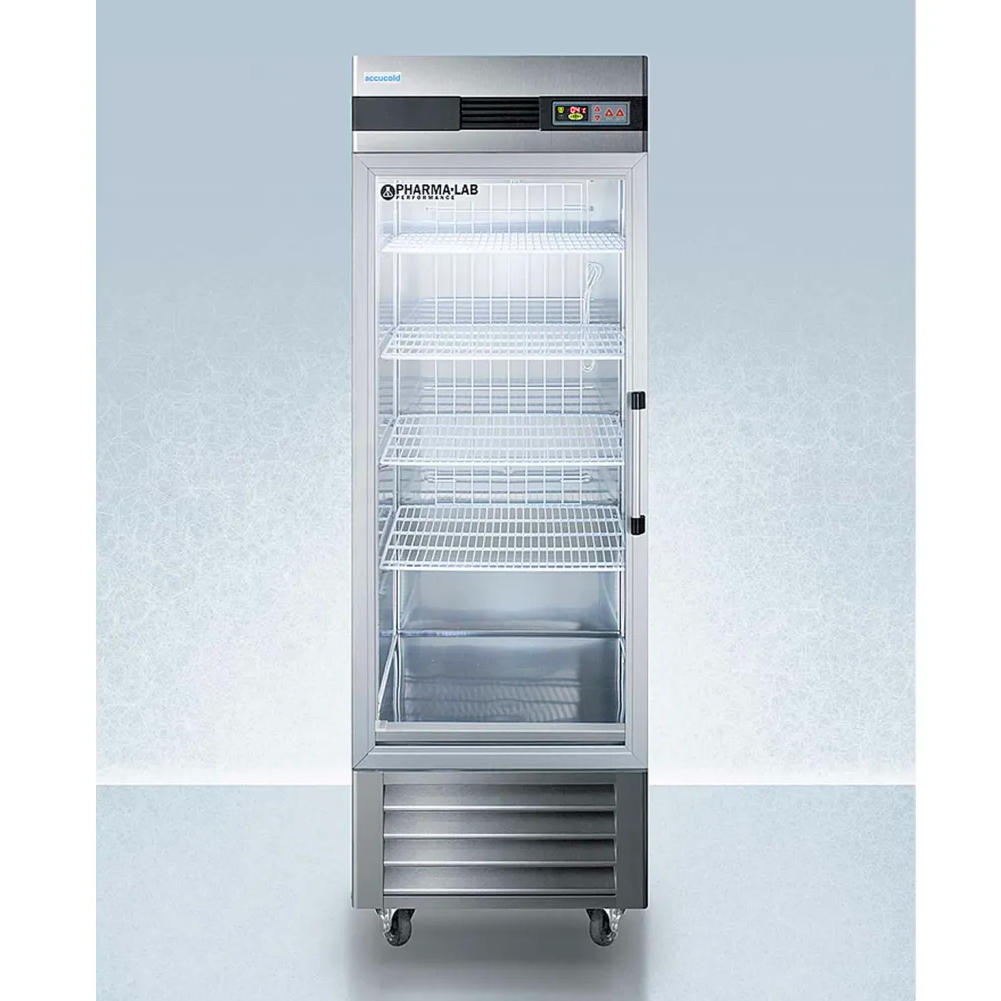 Accucold Pharma-lab Performance Series Upright Pharmacy Refrigerator, Glass Door, 23 Cu.ft.