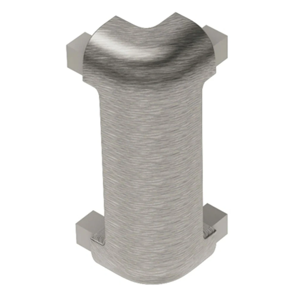 Rondec-ct 0.313-in W X 1.898-in L Brushed Nickel Anodized Aluminum Outside Corner Tile Edge Trim