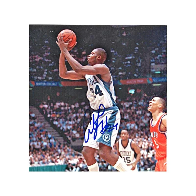 Antoine Walker Kentucky University Autographed 8x10 Photo (cx Auth)