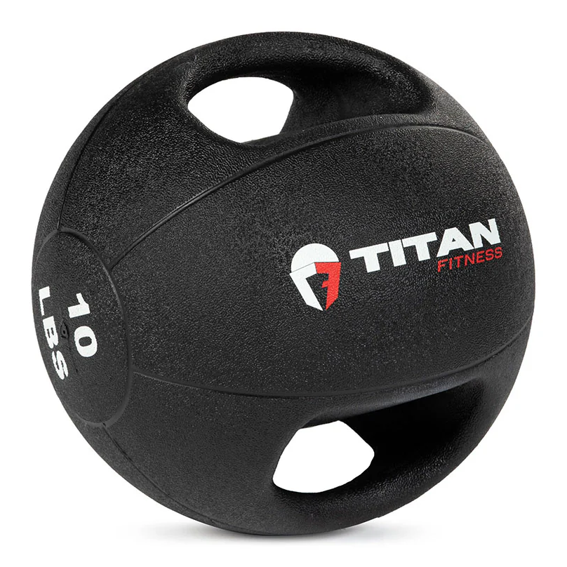 Scratch And Dent - 10 Lb Dual Grip Medicine Ball - Final Sale