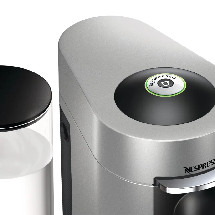 Nespresso Vertuo Plus Deluxe Coffee And Espresso Machine By De'longhi, Silver