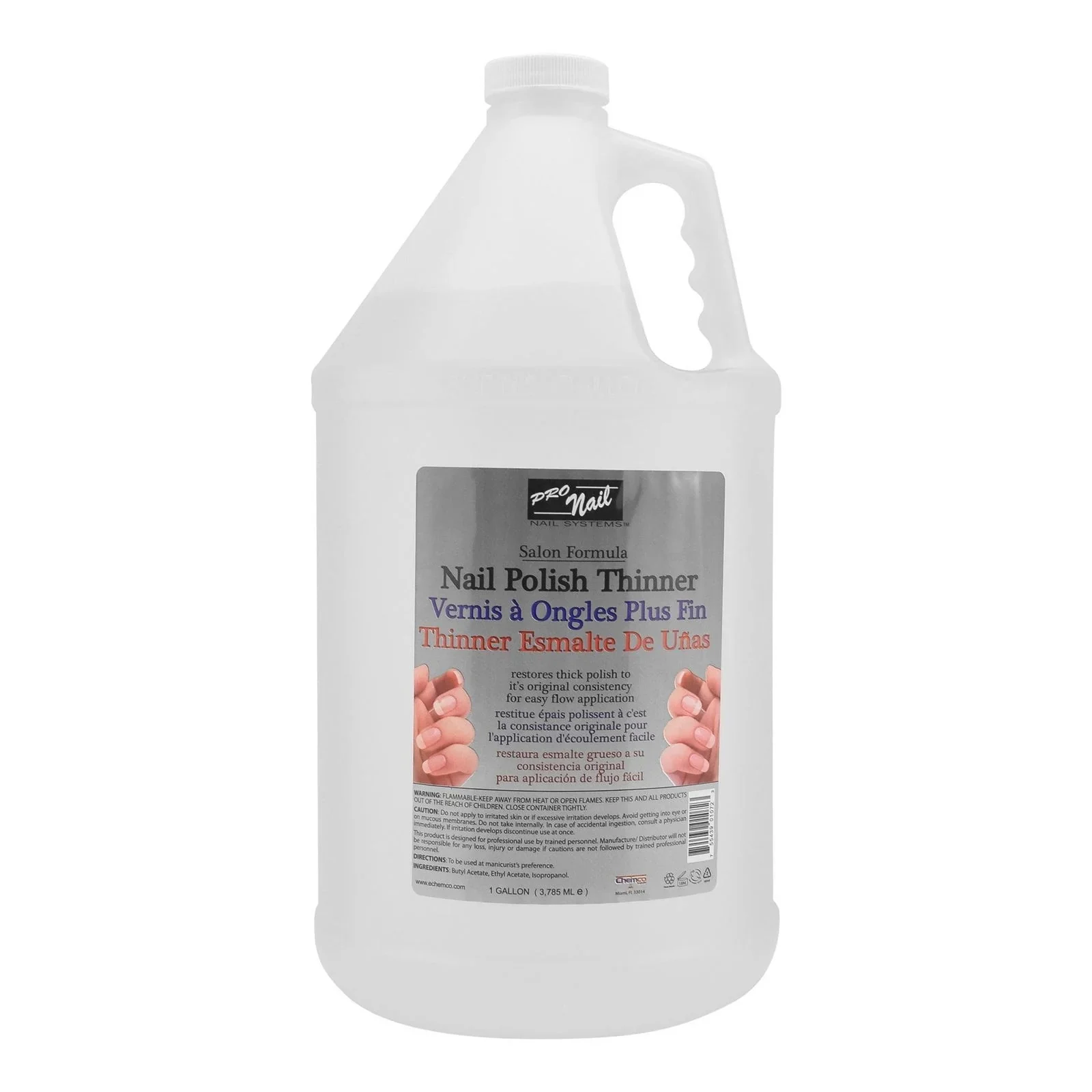 Pro Nail Nail Polish Thinner - Restore Your Polish - 128 Oz (1 Gal)