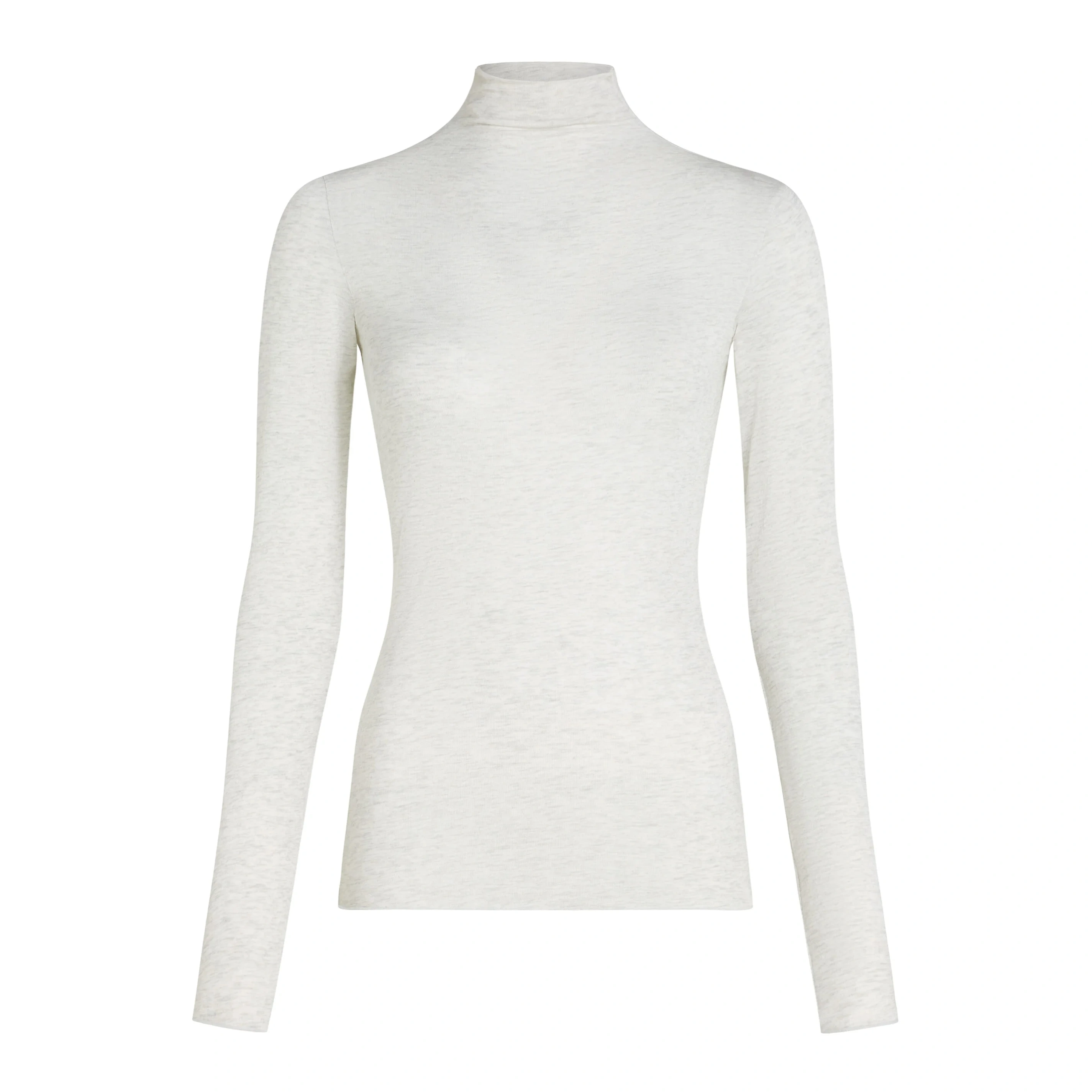 Super Soft Shirt Aus Kaschmir-mix Mit Rollkragen - Grau