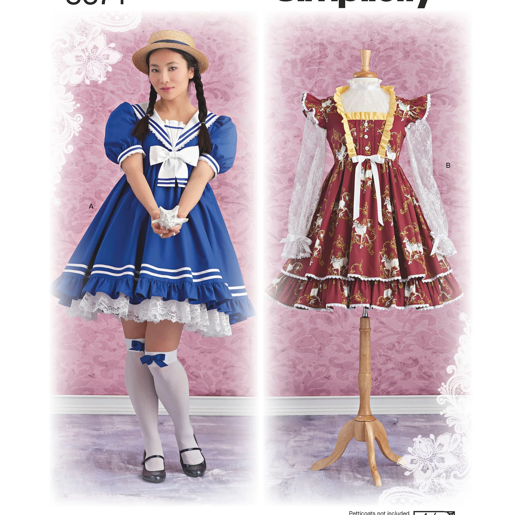 Simplicity Sweet Lolita Dress, 8671, D5