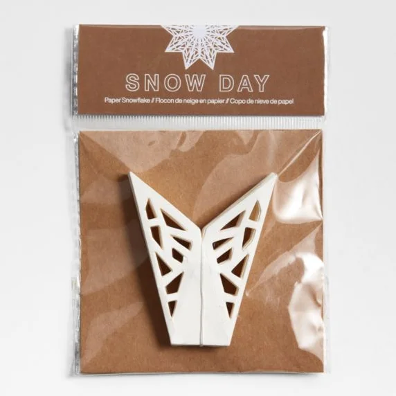Snow Day Cutout Snowflake Christmas Tree Ornament