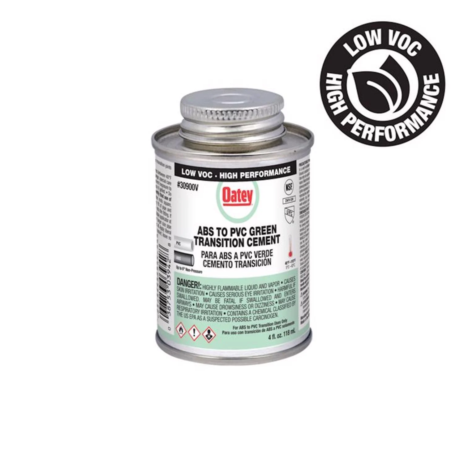 Green Transition Cement For Abs/pvc 4 Oz