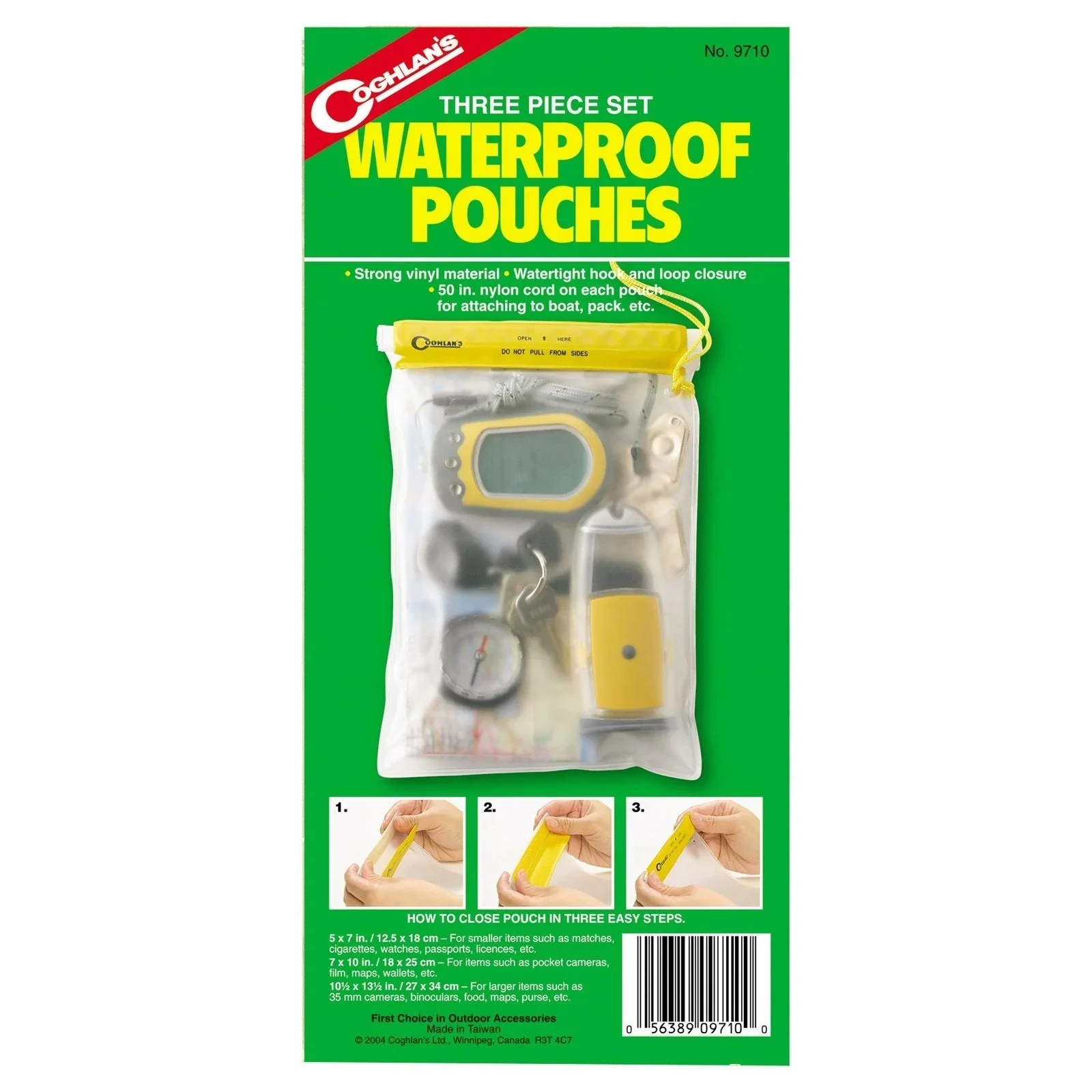 Coghlan's Water-resistant Pouches Multicolor