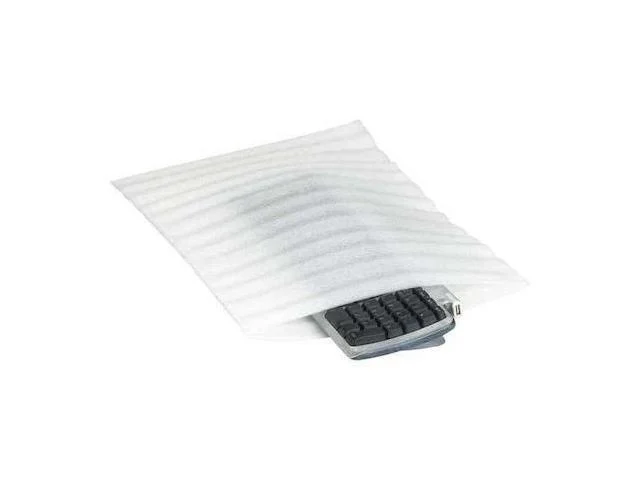 Partners Brand Fp2424 Flush Cut Foam Pouches, 24" X 24", White, Pk50