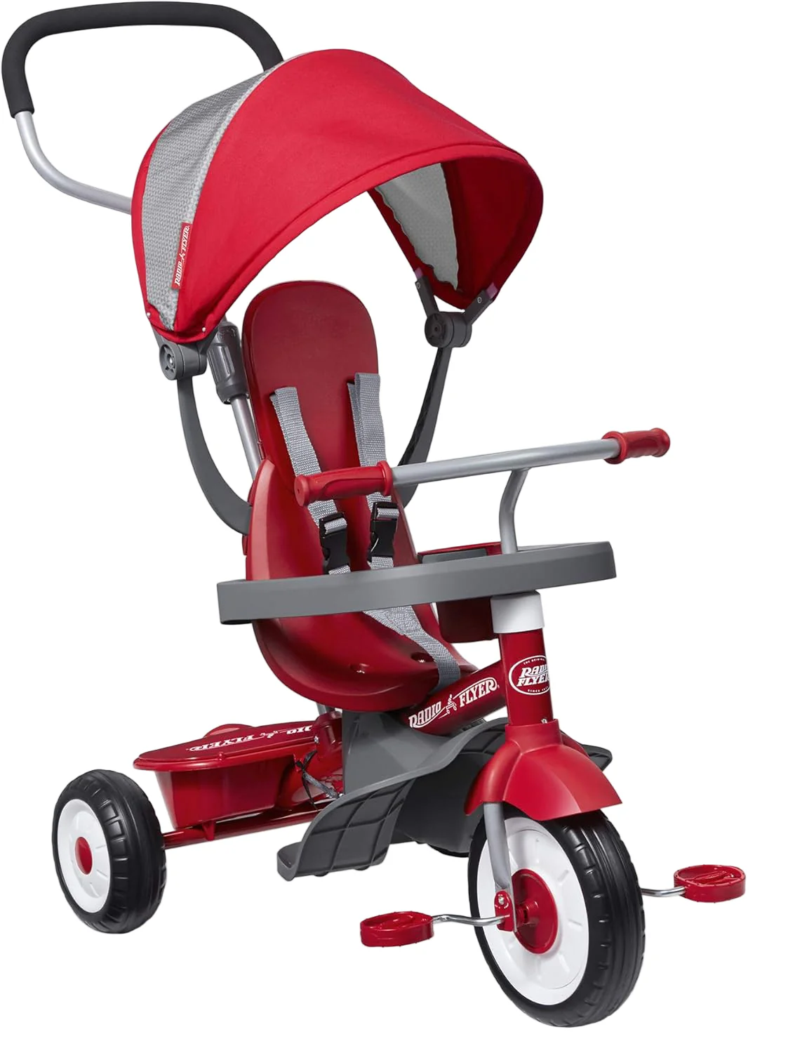 Radio Flyer 4-in-1 Stroll 'n Trike, 481t, Red