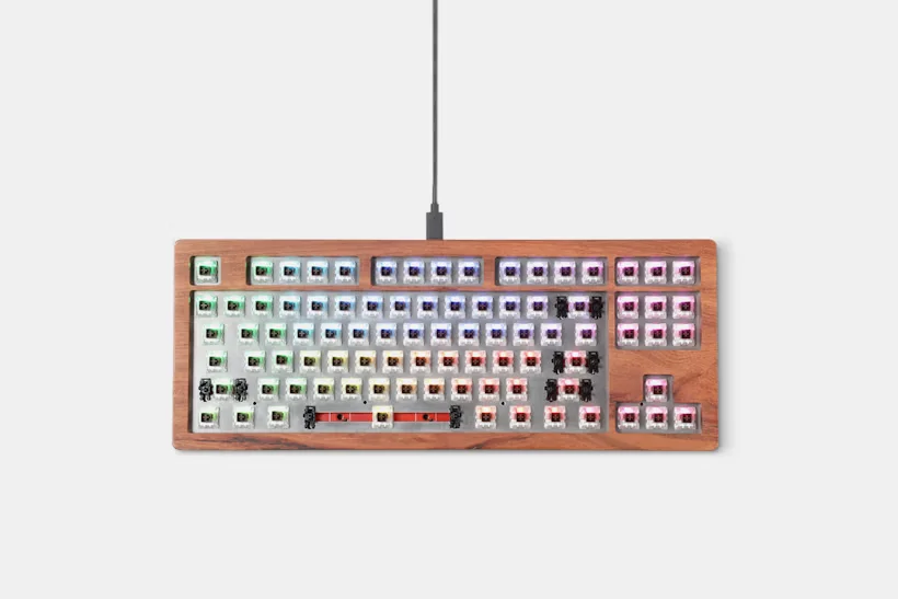 Aopo Ap87 Wooden Mechanical Keyboard Kit