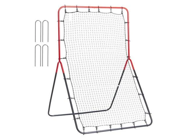 Baseball And Softball Rebounder Net 3x4.5 Ft Pitchback 3-way Trainer