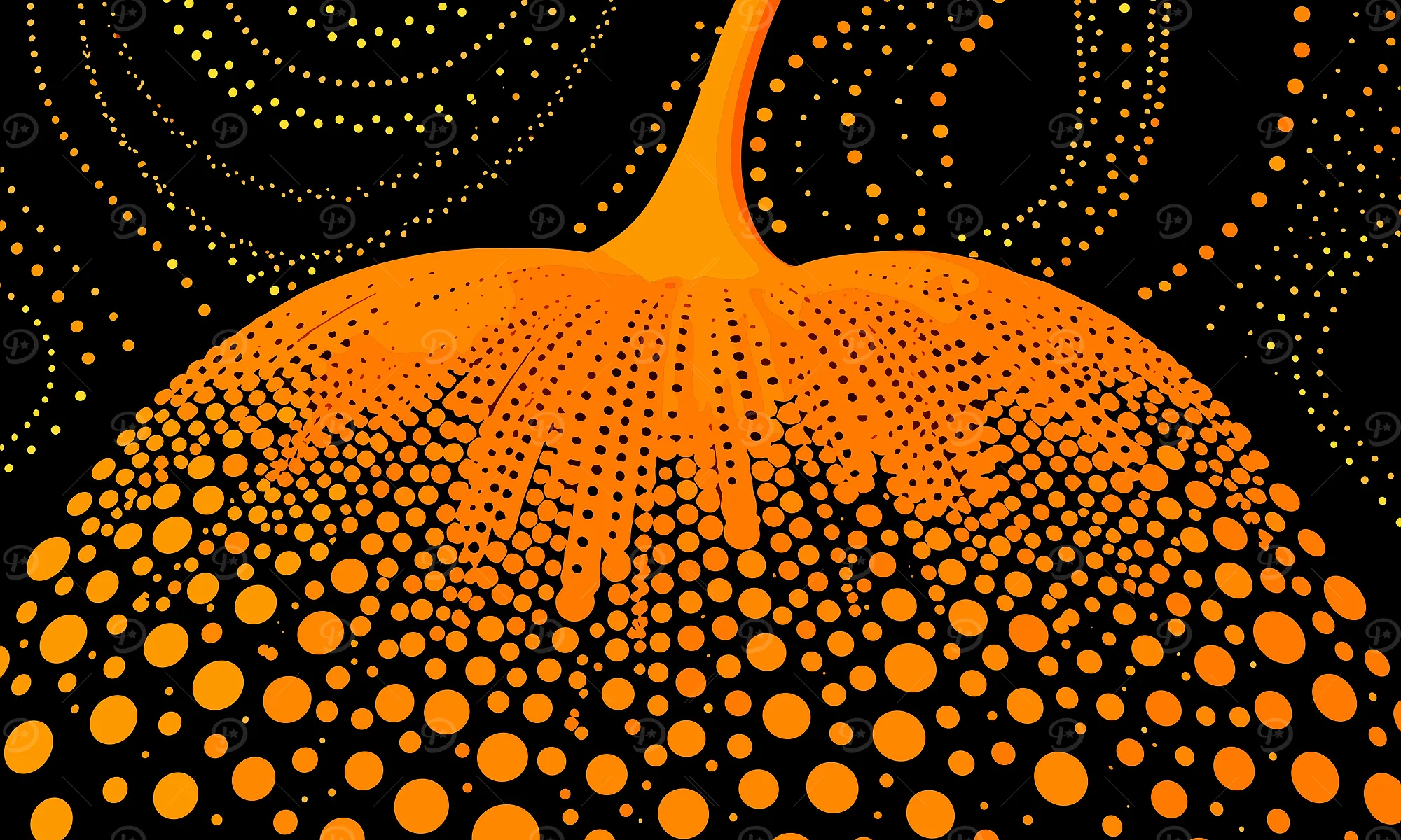 Pumpkin Forever Art Exhibition Poster
