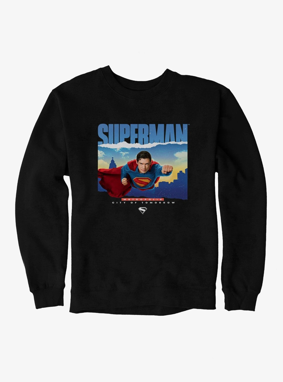 Dc Comics Superman Metropolis City Of Tomorrow Sweatshirt