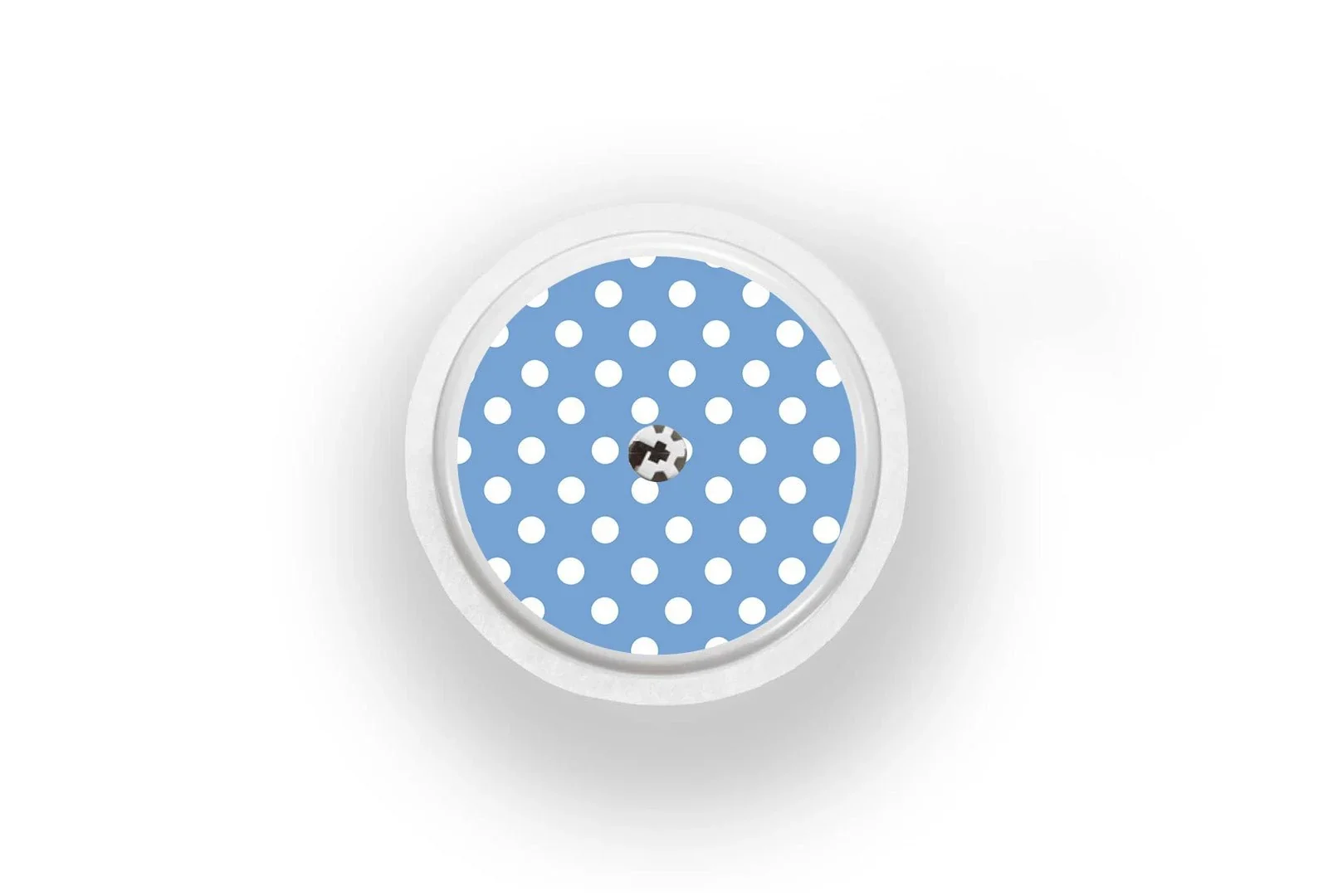 Blue Polka Dot Sticker - Freestyle Libre 1, 2, Or 2+