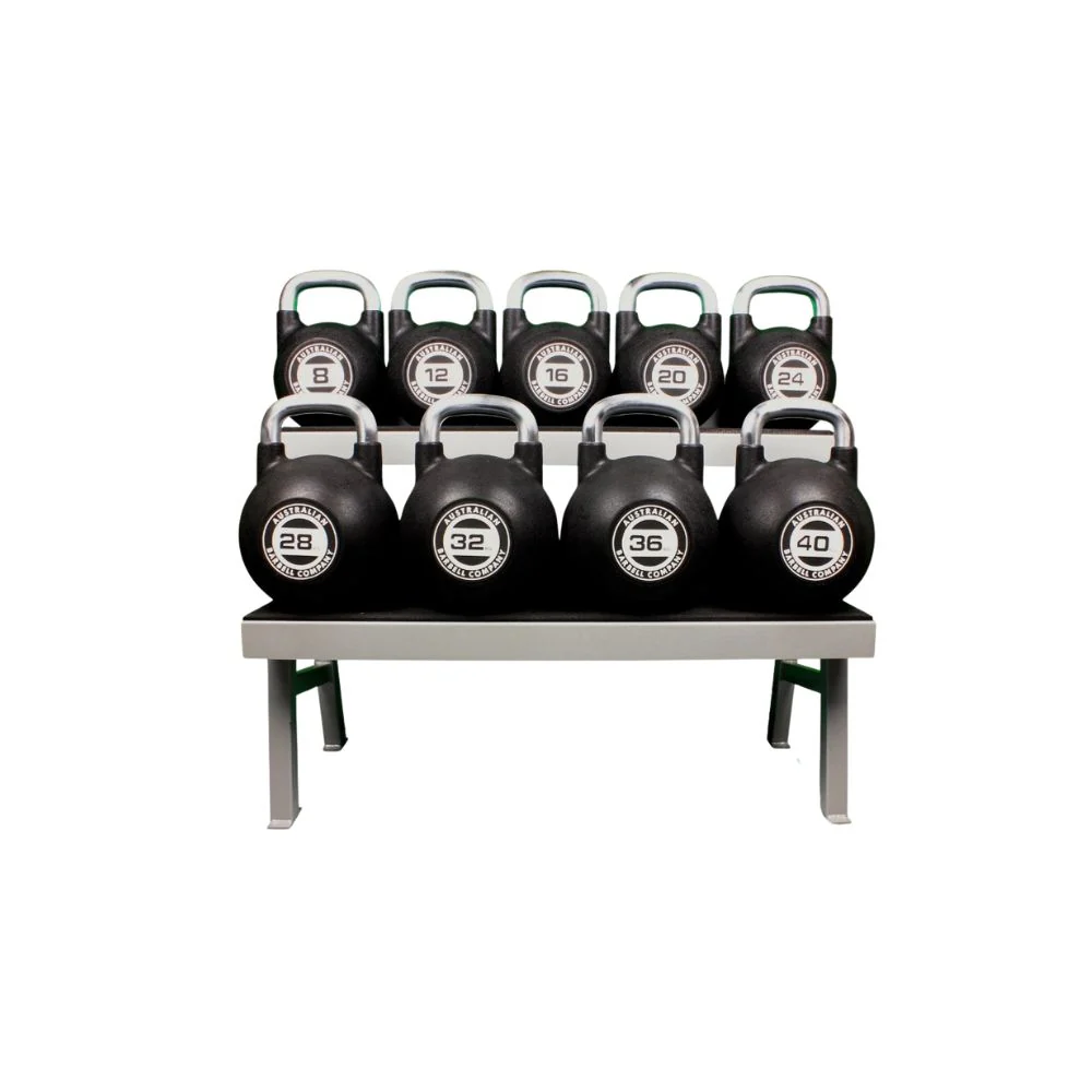 Kettlebell Rack - Double Tier - Black