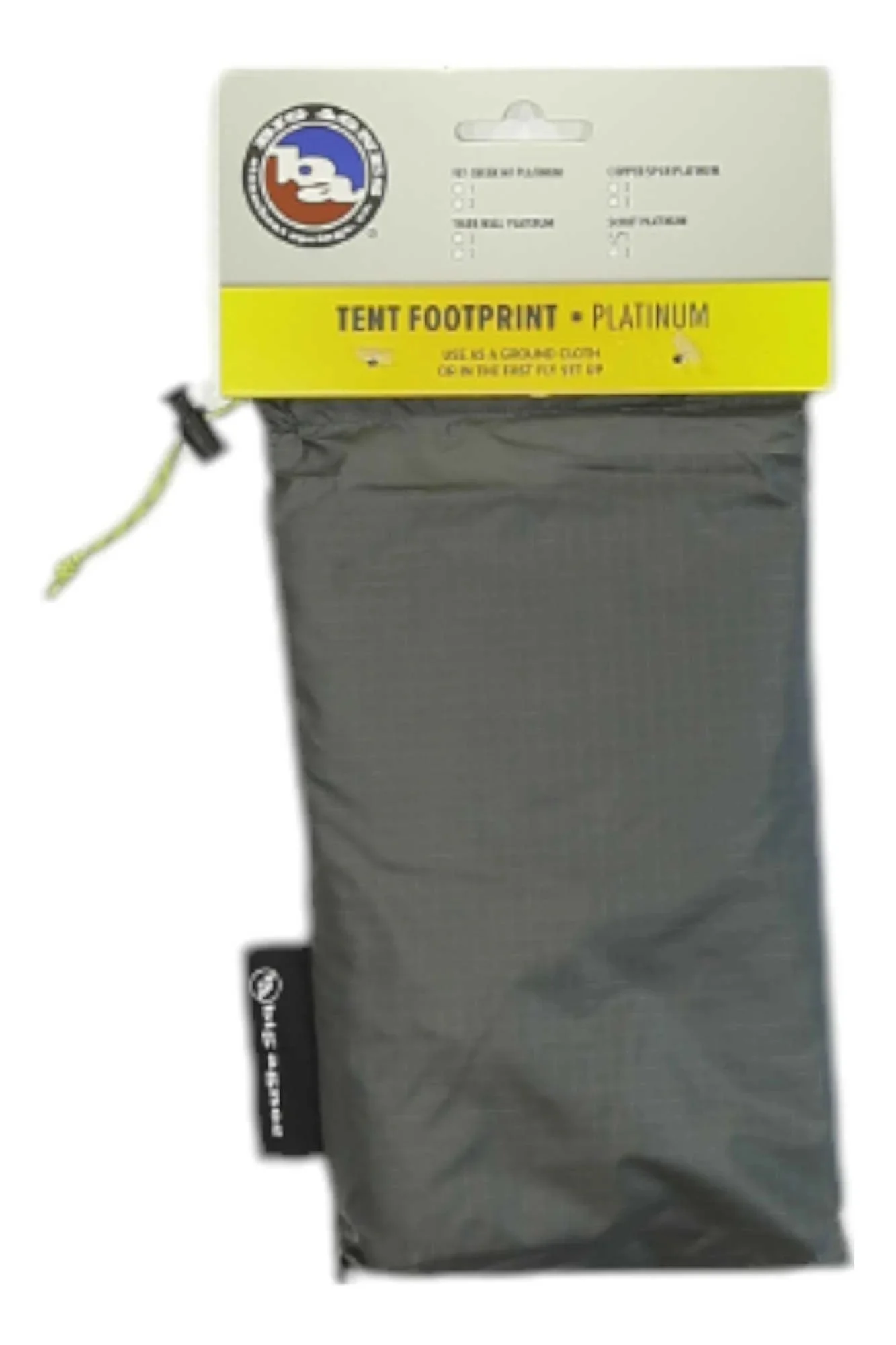 Big Agnes Scout 1 Platinum Footprint