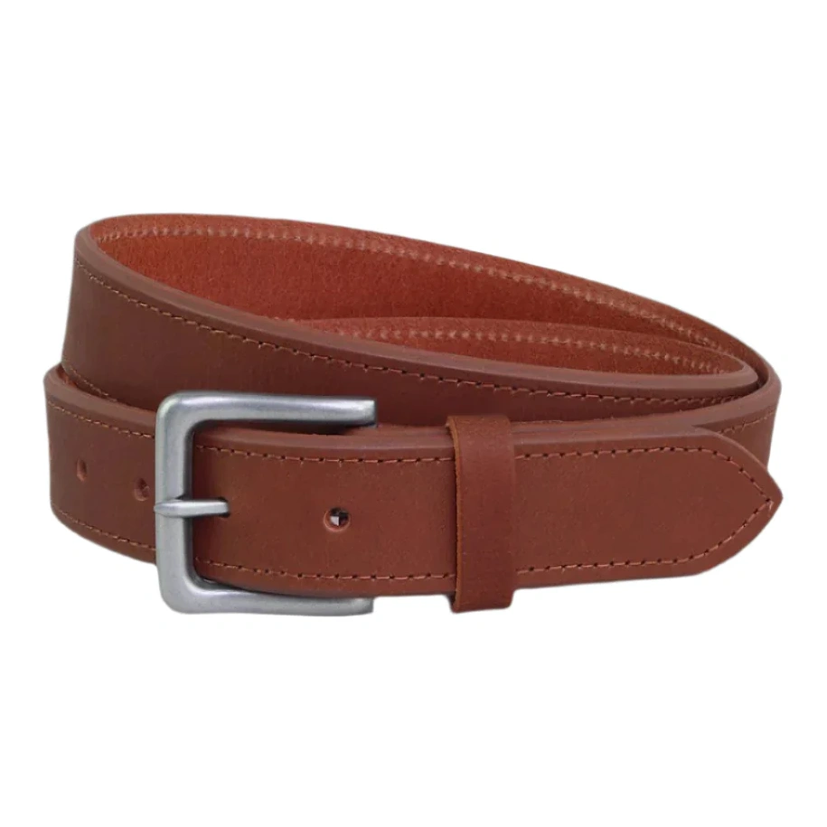 Blakeney Casual Men's Leather Belt - Dark Tan/xxl