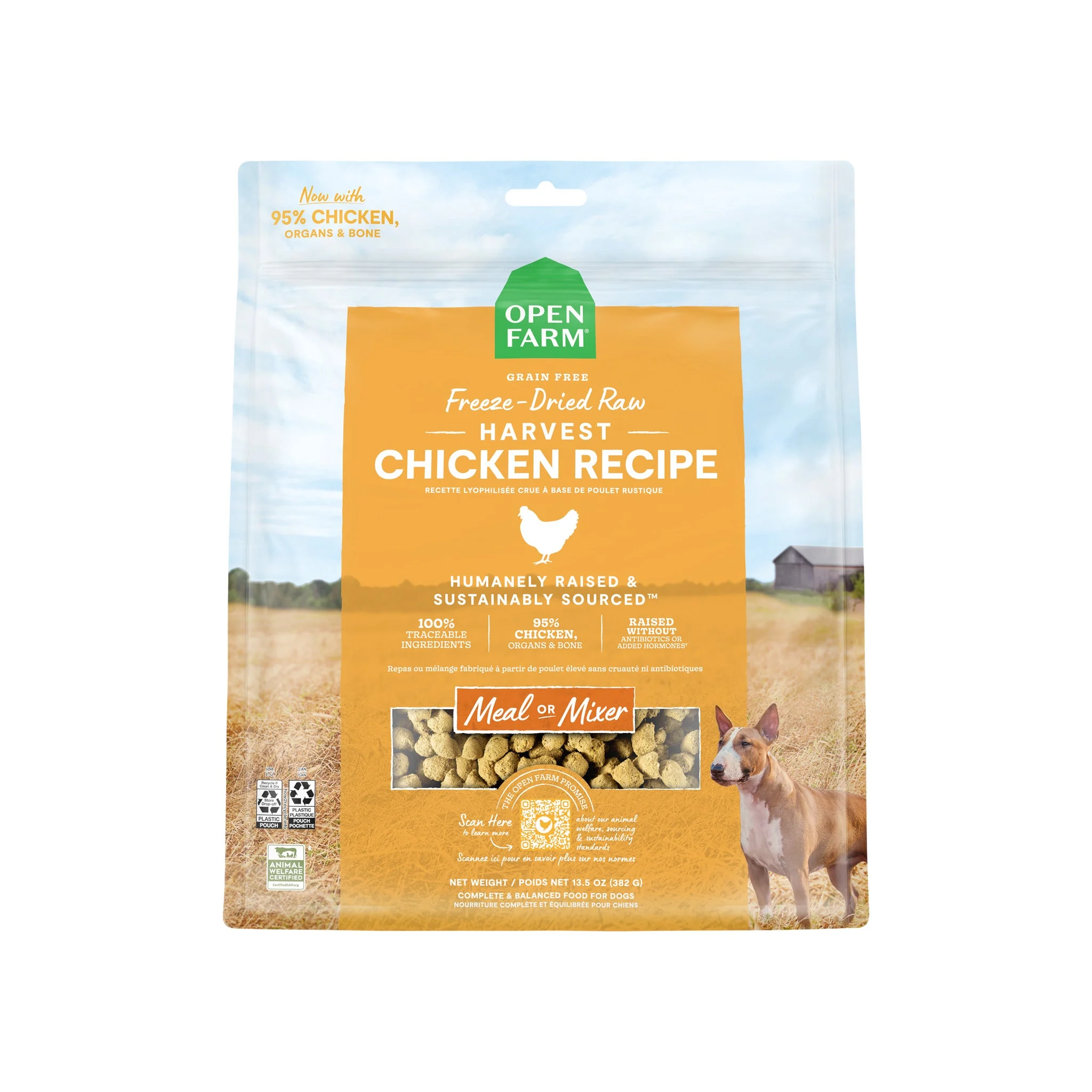 Open Farm Freeze Dried Morsels Raw Dog Food - Chicken/22 Oz