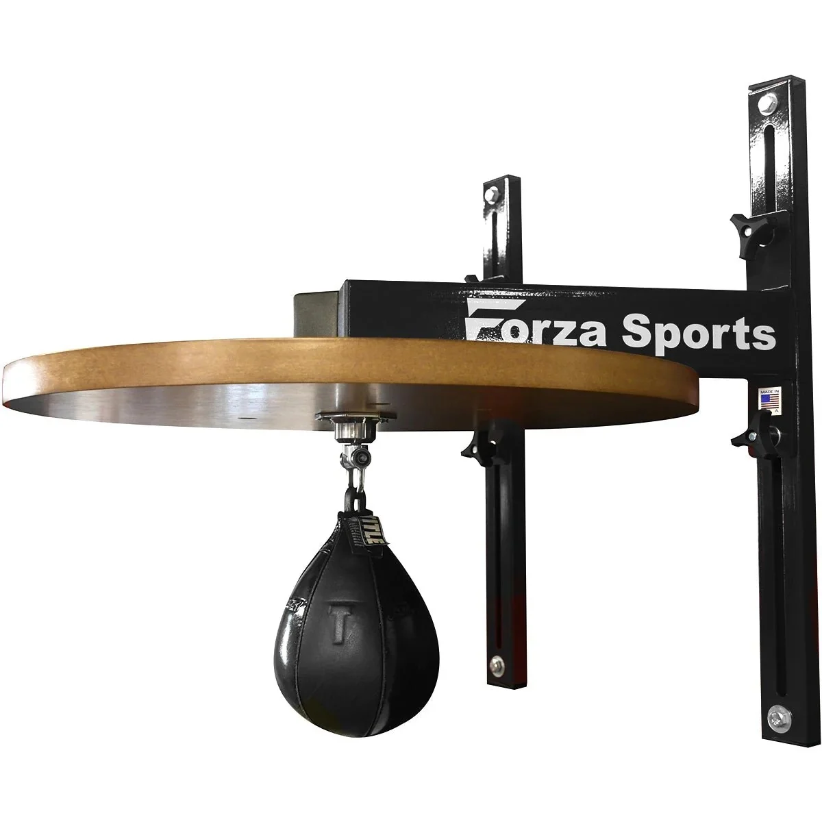 Forza Sports Adjustable Speed Bag Platform With Hypersonic Swivel - Black