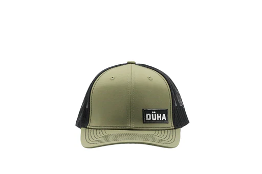 Düha Snapback Trucker Cap - Black/black