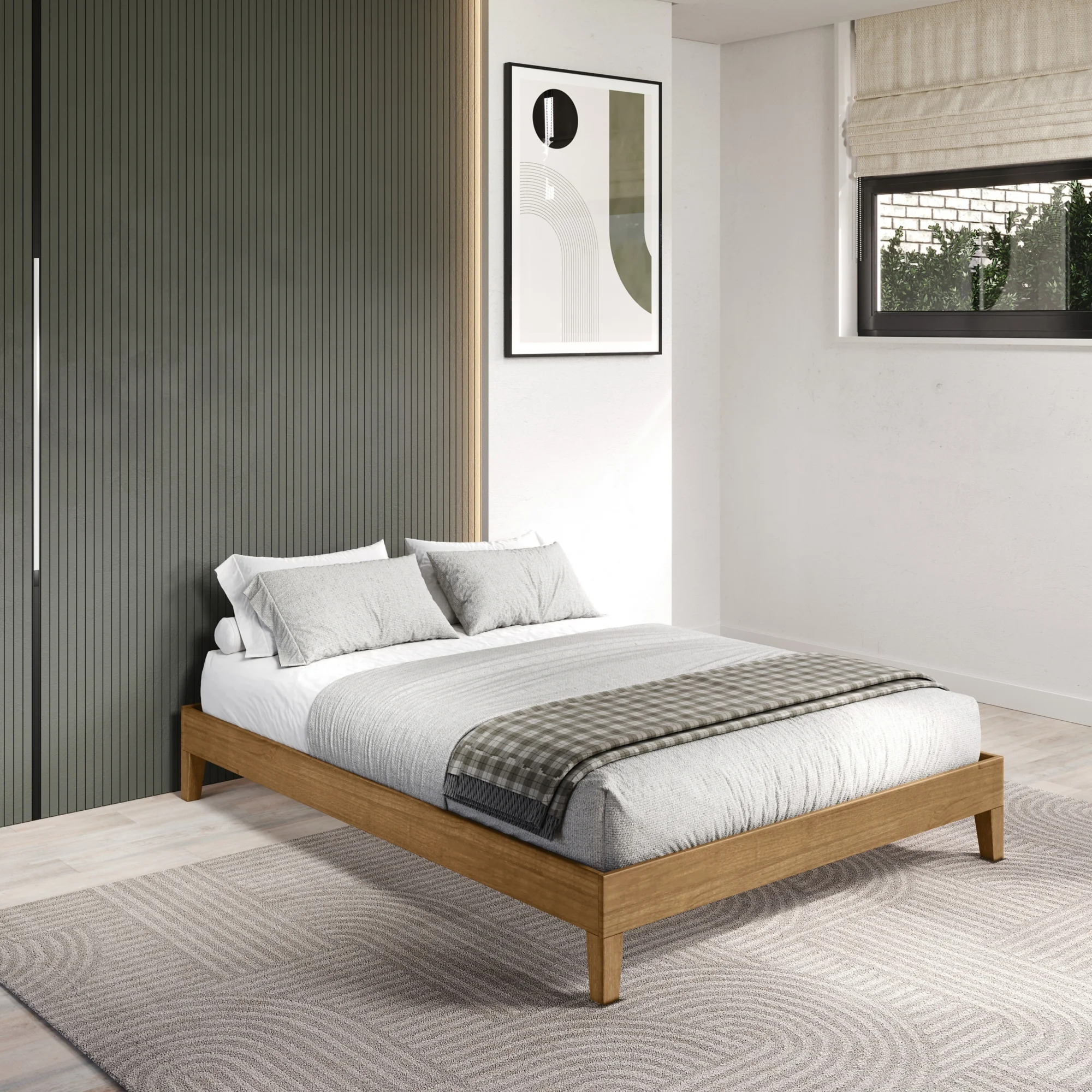 Donco Trading No Headboard King Platform Bed