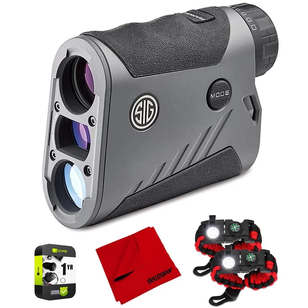Sig Sauer Kilo1600bdx Laser Range Finding Monocular Graphite + Warranty Bundle