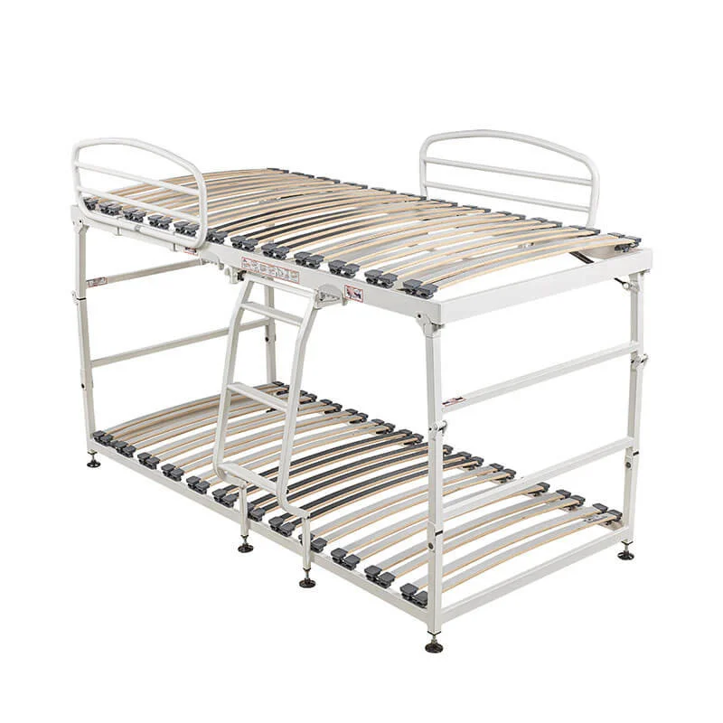 Vega Plus White Folding Bunk Bed